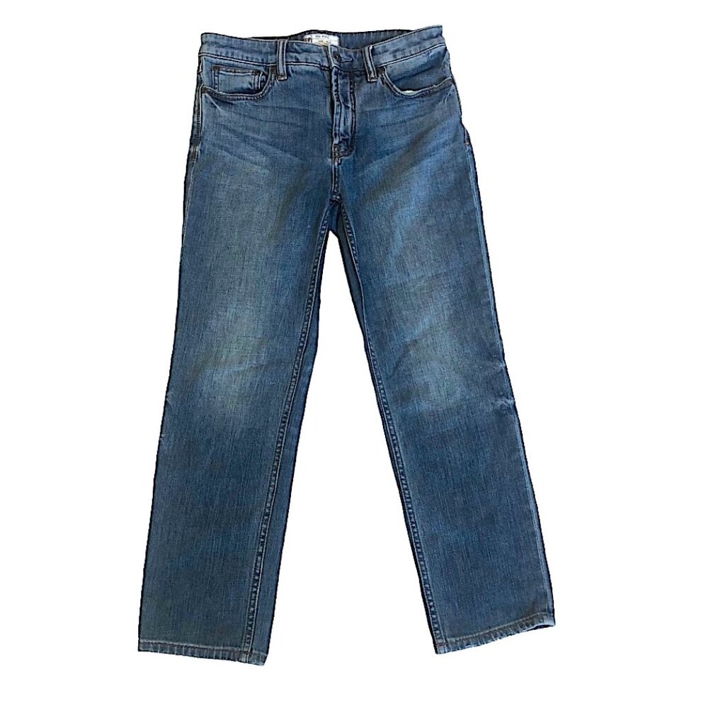 Free People Denim Straight Jeans Womens Mid Rise Pants Size W 27